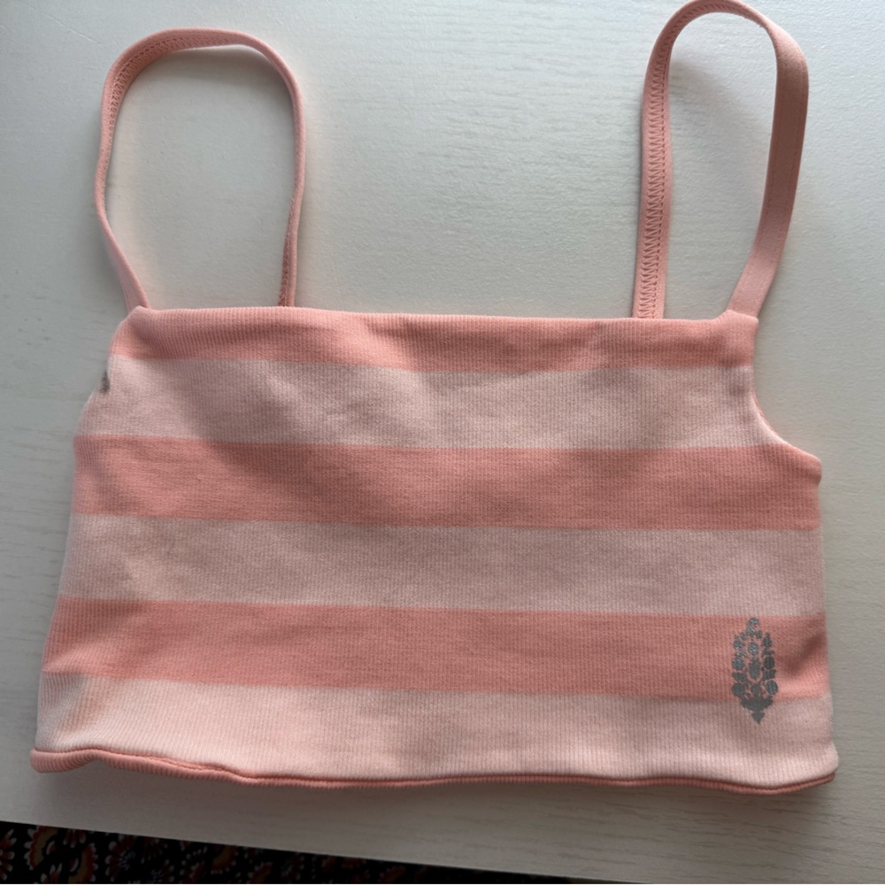 FP Movement Pink Striped Tank Top